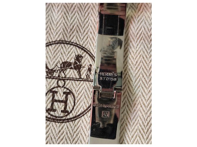 Pulsera Hermès Clic H Blanca Blanco - vista 4