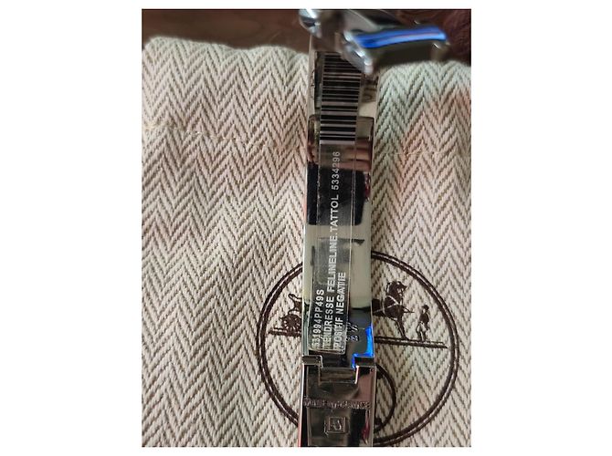 Pulsera Hermès Clic H Blanca Blanco - vista 5