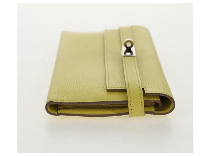 Cartera Kelly Epsom Larga de Hermès Amarillo - vista 4