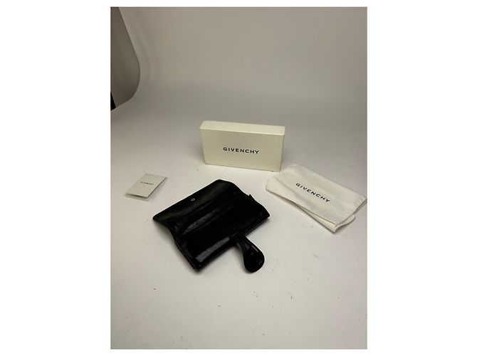Vintage Givenchy Leather Wallet black - view 10