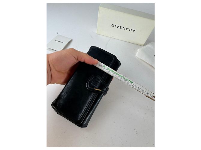 Vintage Givenchy Leather Wallet black - view 12