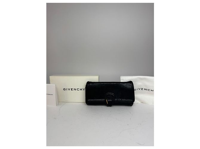 Vintage Givenchy Leather Wallet black - view 14