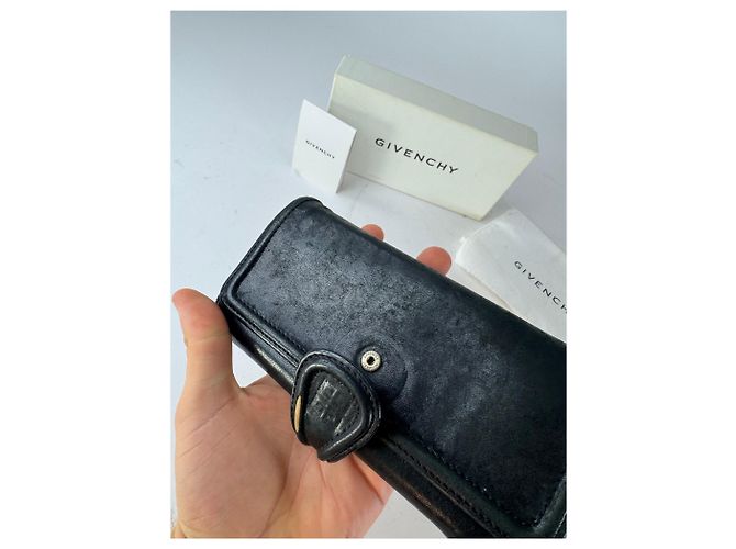 Vintage Givenchy Leather Wallet black - view 3