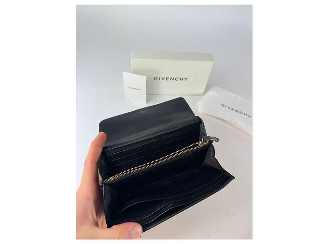 Vintage Givenchy Leather Wallet black - view 4