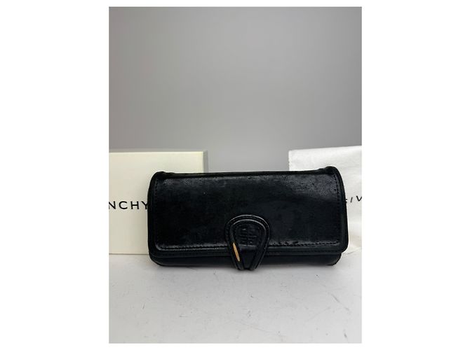Vintage Givenchy Leather Wallet black - view 6