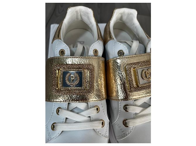 Sneakers Pollini in pelle bianca Bianco - vista 11