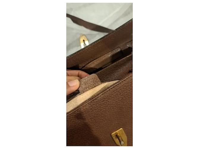 Céline Ledertasche Hellbraun - Ansicht 3