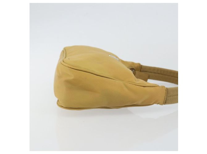 Prada Re-Edition 2000 Hobo Tessuto Mini Beige - vista 3