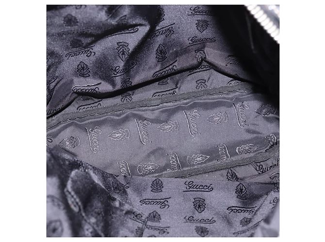 Borsa messenger in pelle con zip frontale Gucci Nero - vista 5