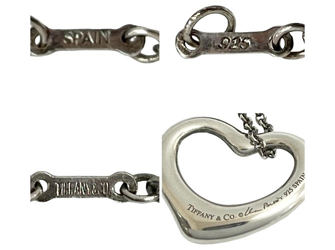 Tiffany & Co Collana Open Heart Tiffany Argento - vista 2