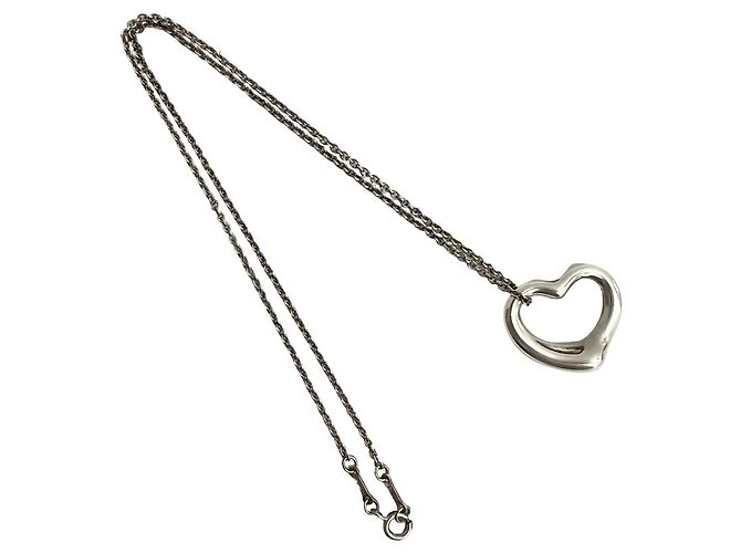 Tiffany & Co Collana Open Heart Tiffany Argento - vista 4
