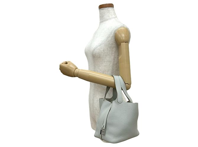 Borsa Hermès Picotin Lock PM grigia Marrone - vista 2