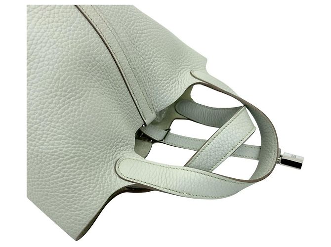 Borsa Hermès Picotin Lock PM grigia Marrone - vista 4