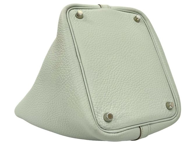 Borsa Hermès Picotin Lock PM grigia Marrone - vista 7
