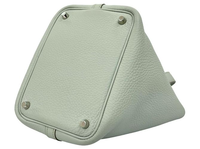 Borsa Hermès Picotin Lock PM grigia Marrone - vista 8