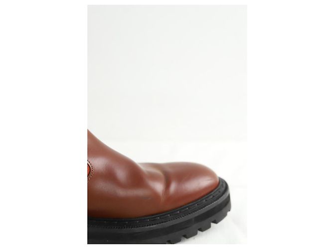 Botas Claris Virot de cuero marrón - vista 5