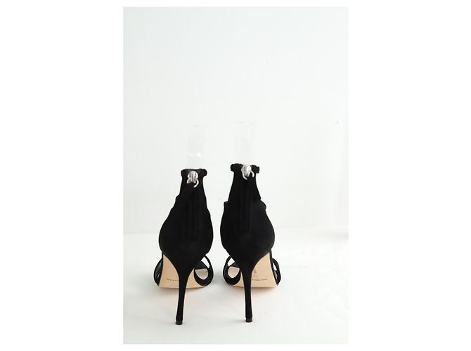 Manolo Blahnik Tacchi in scamosciato neri Nero - vista 2