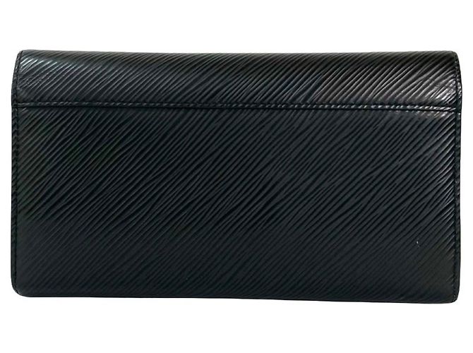 Cartera Bifold Twist de Cuero Epi Louis Vuitton Negro - vista 2