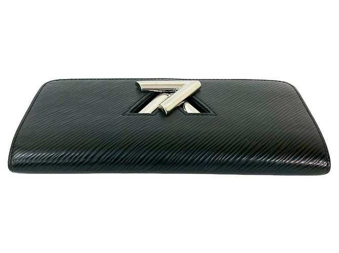 Cartera Bifold Twist de Cuero Epi Louis Vuitton Negro - vista 3