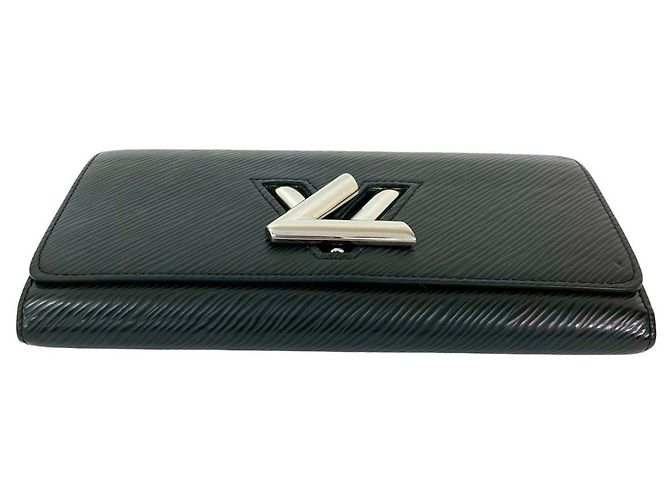 Cartera Bifold Twist de Cuero Epi Louis Vuitton Negro - vista 6