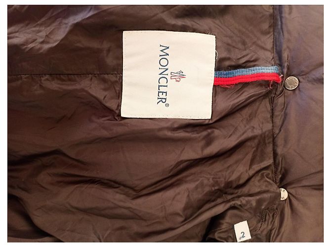 Moncler Lon Giubbotto Jacke Braun Polyester - Ansicht 11