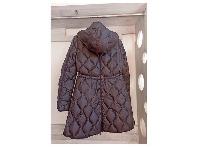 Moncler Lon Giubbotto Jacke Braun Polyester - Ansicht 12