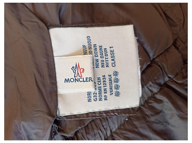 Moncler Lon Giubbotto Jacke Braun Polyester - Ansicht 9