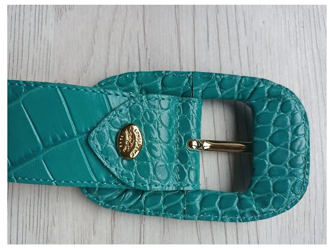 Longchamp Gürtel aus Leder Türkis - Ansicht 9