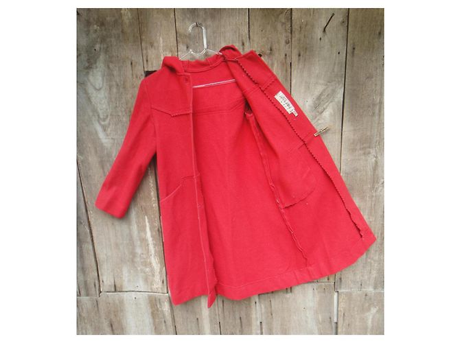 Autre Marque Abrigo Duffle Quillec Rojo de Lana Roja - vista 4