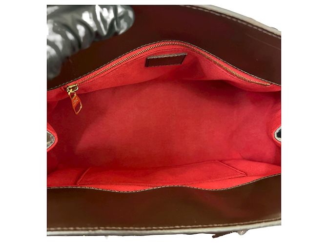 Borsa 2 in 1 in pelle Damier Rivoli BB di Louis Vuitton Marrone - vista 10