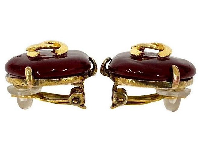 Chanel Coco Mark Ohrringe Golden Metallisch - Ansicht 4