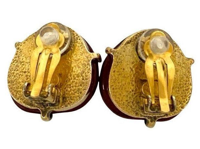 Chanel Coco Mark Ohrringe Golden Metallisch - Ansicht 7