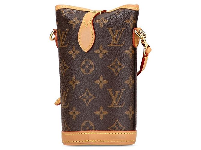 Borsa a Spalla Monogram Fold Me Pouch Louis Vuitton Marrone - vista 2