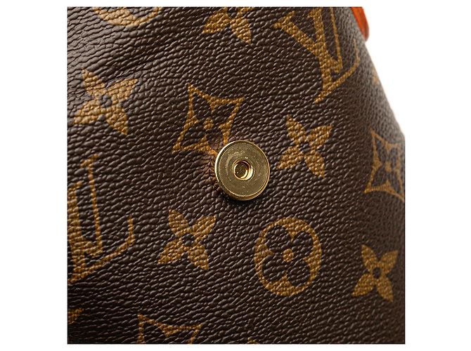 Borsa a Spalla Monogram Fold Me Pouch Louis Vuitton Marrone - vista 6
