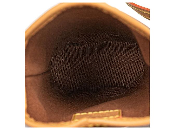 Borsa a Spalla Monogram Fold Me Pouch Louis Vuitton Marrone - vista 7