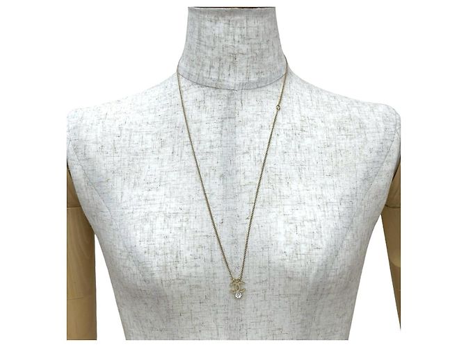 Collar Coco Mark de Chanel Dorado Metálico - vista 2