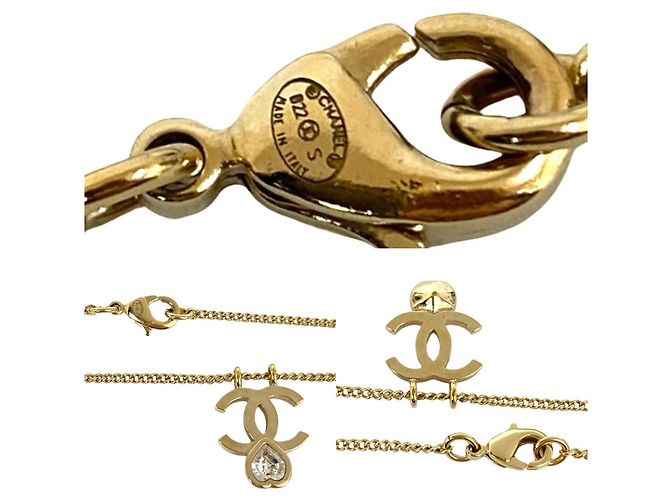 Collar Coco Mark de Chanel Dorado Metálico - vista 3