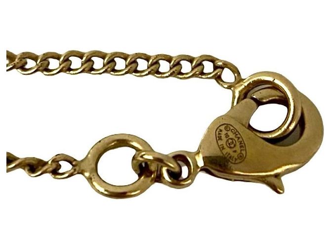 Collana con motivo a cuore Coco Mark di Chanel D'oro Metallico - vista 3