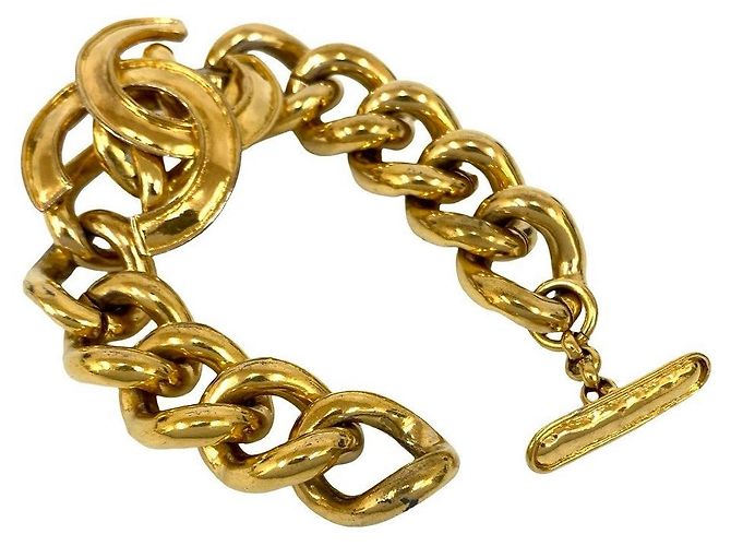 Pulsera Coco Mark de Chanel Dorado Metálico - vista 4
