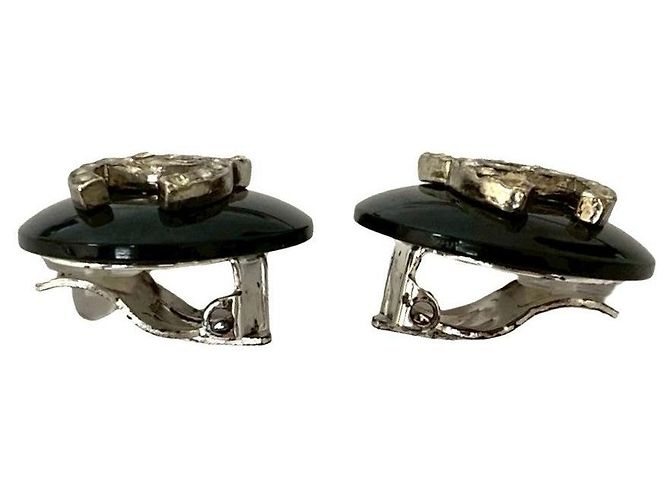 Pendientes Coco Mark de Chanel Negro - vista 4