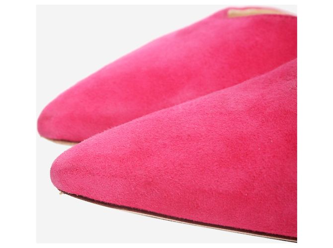 Nicholas Kirkwood Ballerine in suede rosa a punta - taglia EU 37 - vista 6