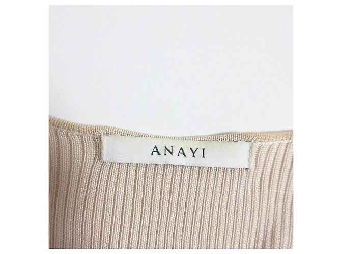 Autre Marque ANAYI Ripstrick-Cardigan Beige - Ansicht 4
