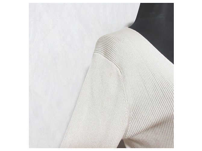 Autre Marque ANAYI Ripstrick-Cardigan Beige - Ansicht 7