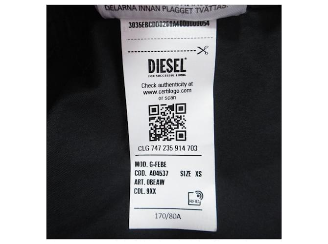 Autre Marque Abrigo de algodón G-FEBE de Diesel Negro - vista 15
