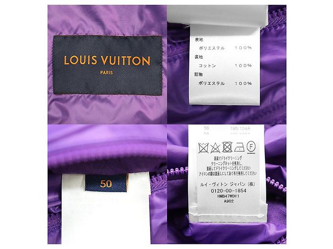 Chaqueta acolchada Monogram STAPLES EDITION Louis Vuitton Púrpura - vista 10