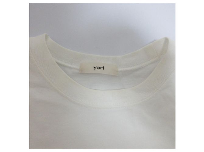 Autre Marque yori 22SS Quilt Collar Long Tee 2way Pullover White - view 10