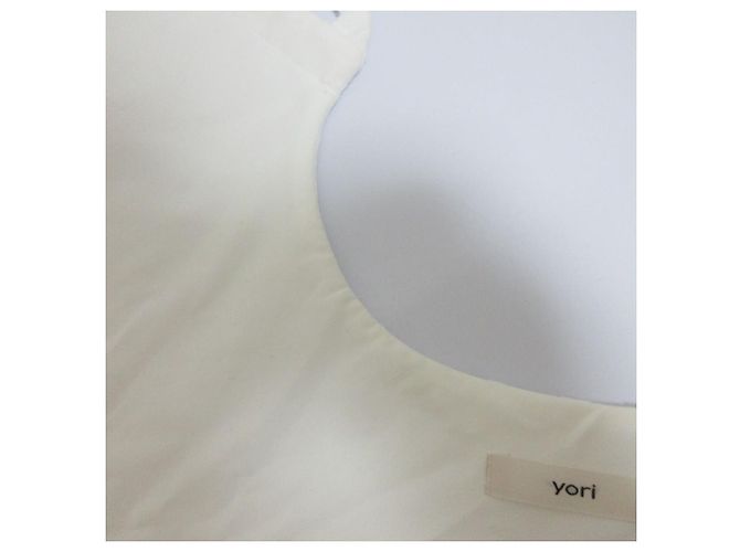 Autre Marque yori 22SS Quilt Collar Long Tee 2way Pullover White - view 12