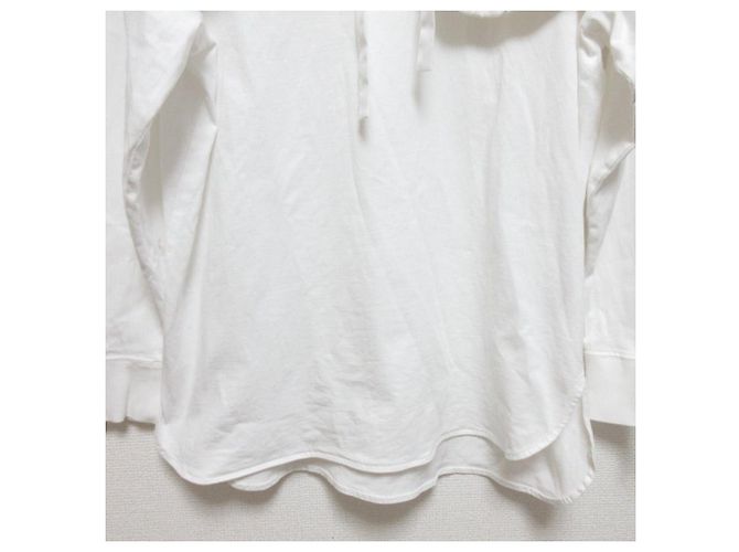 Autre Marque yori 22SS Quilt Collar Long Tee 2way Pullover White - view 5