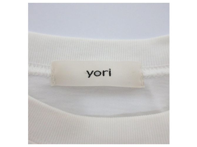 Autre Marque yori 22SS Quilt Collar Long Tee 2way Pullover White - view 7