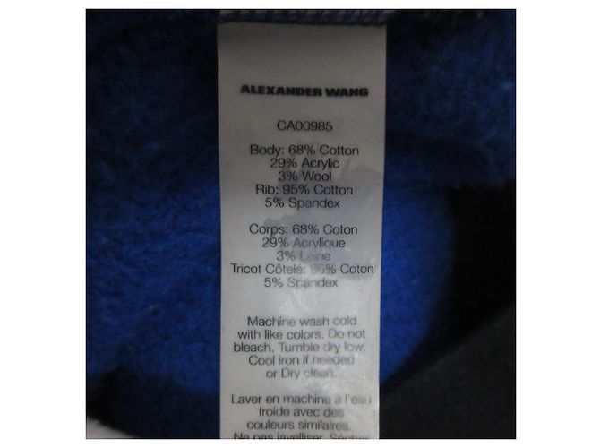 Autre Marque Sudadera larga con capucha Alexander Wang Negro - vista 11